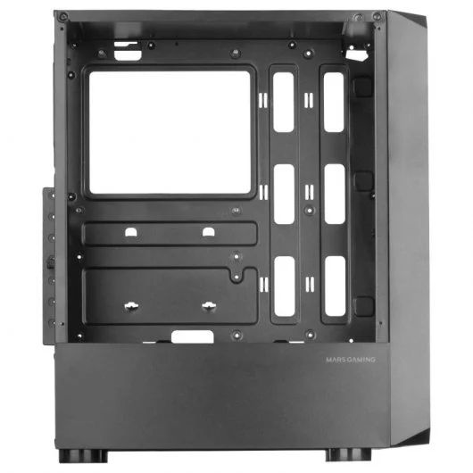 MCTOR - Caja Mars Gaming Ventana Lateral de Cristal Templado FRGB 2xUSB 2.0 1xUSB 3.0 ATX mATX Mini-ITX Negra (MCTOR)