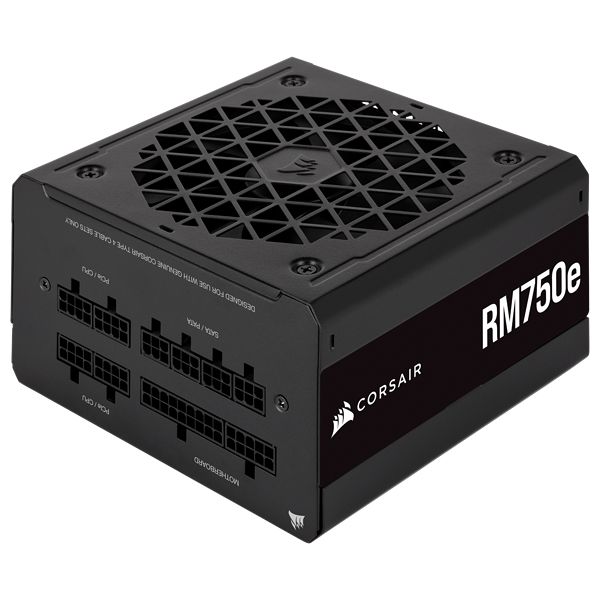 CP-9020262-EU - Fuente Corsair RM750E ATX 750W 24-pin ATX SATA EPS PCIe 80 Plus Gold Negra (CP-9020262-EU)