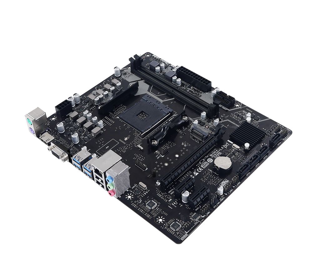 B550MH 3.0 - Placa base Biostar B550MH 3.0: (AM4) 2DDR4 SATA3 M.2 PCIe USB 2.0 USB-A 3.0 HDMI VGA RJ45 PS/2 HDCP 7.1 mATX Gigabit Ethernet