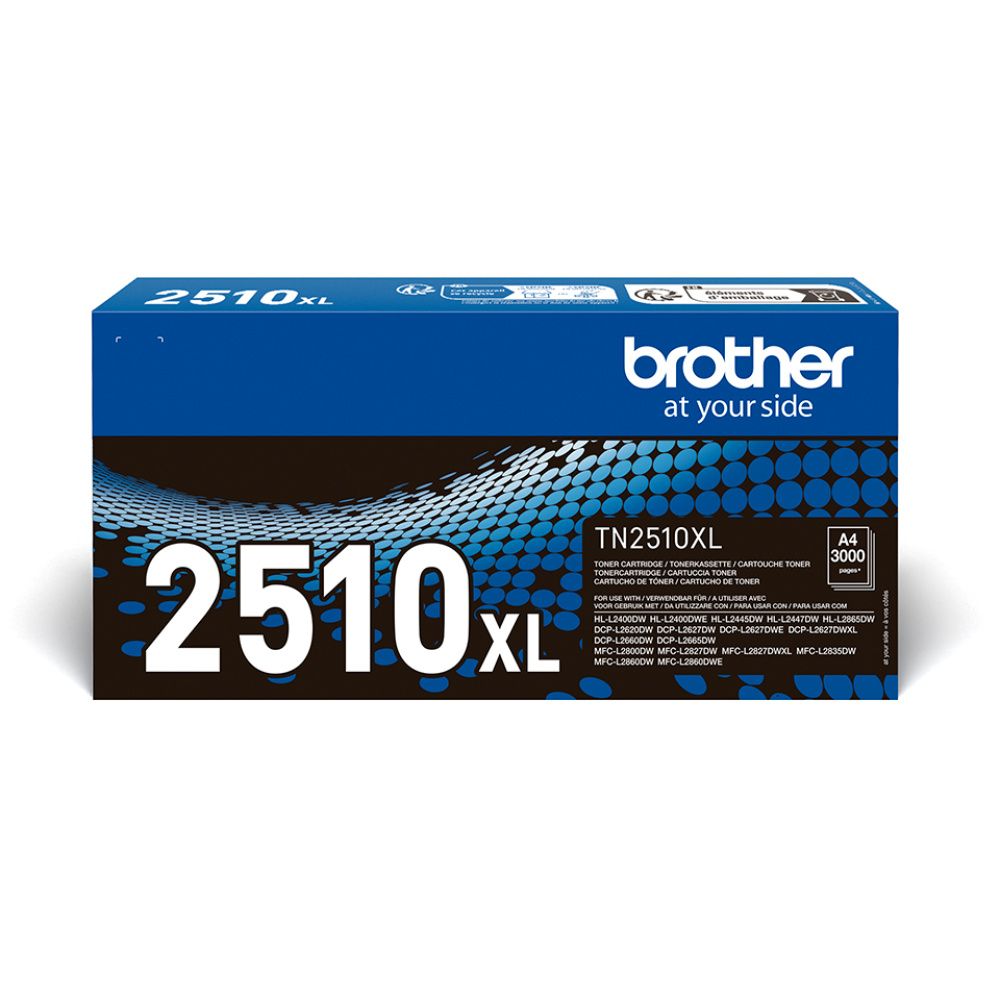TN2510XL - Toner BROTHER Negro 3000 pginas (TN2510XL)