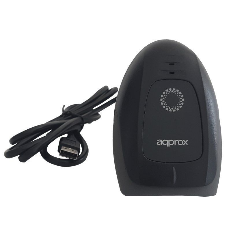 APPLS11AS - Escner Approx de Cdigo de Barras 1D USB Negro (APPLS11AS)