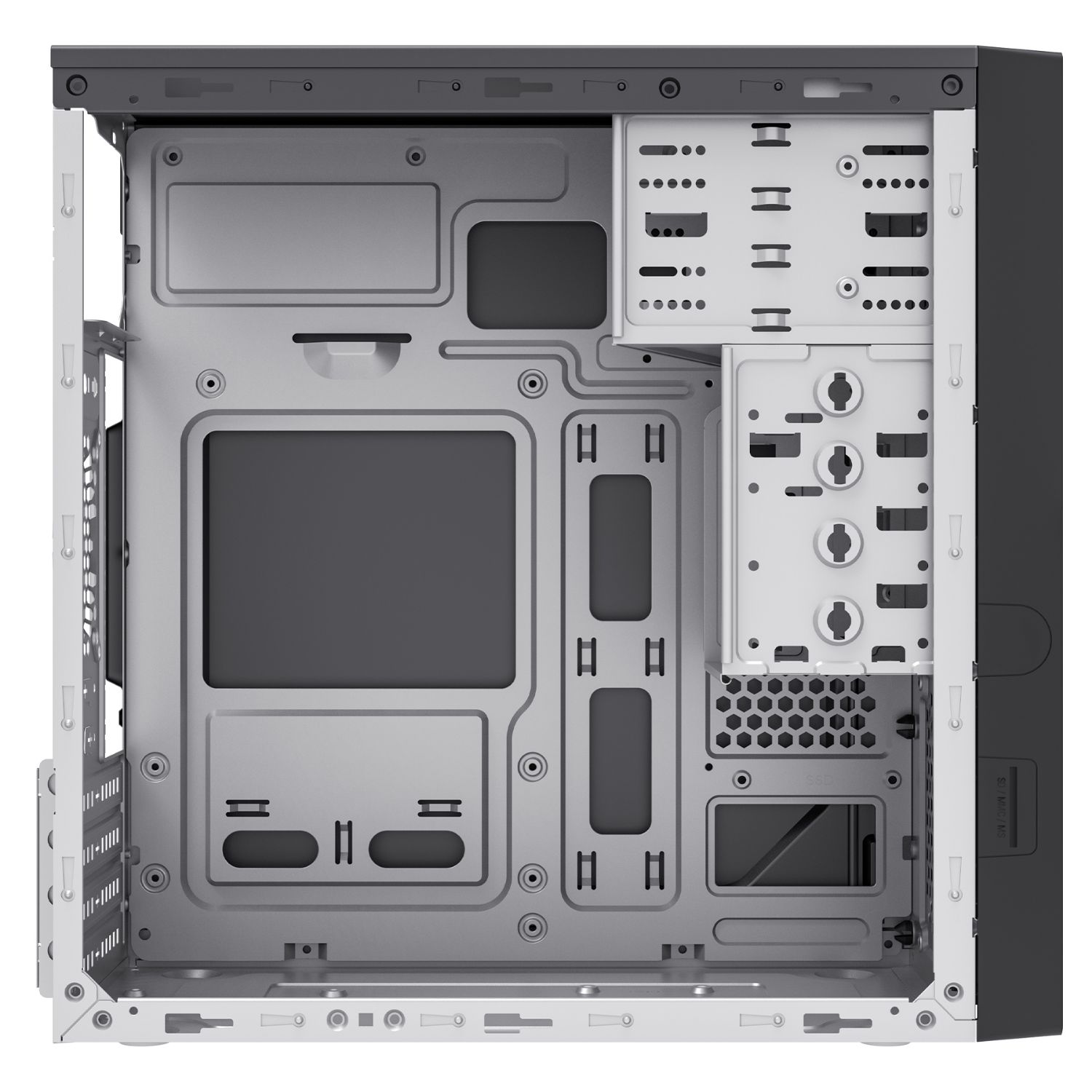 UK52116 - Caja UNYKA AERO C12 V1 2xUSB 3.0 Lector Tarjetas SD mATX Negra (UK52116)