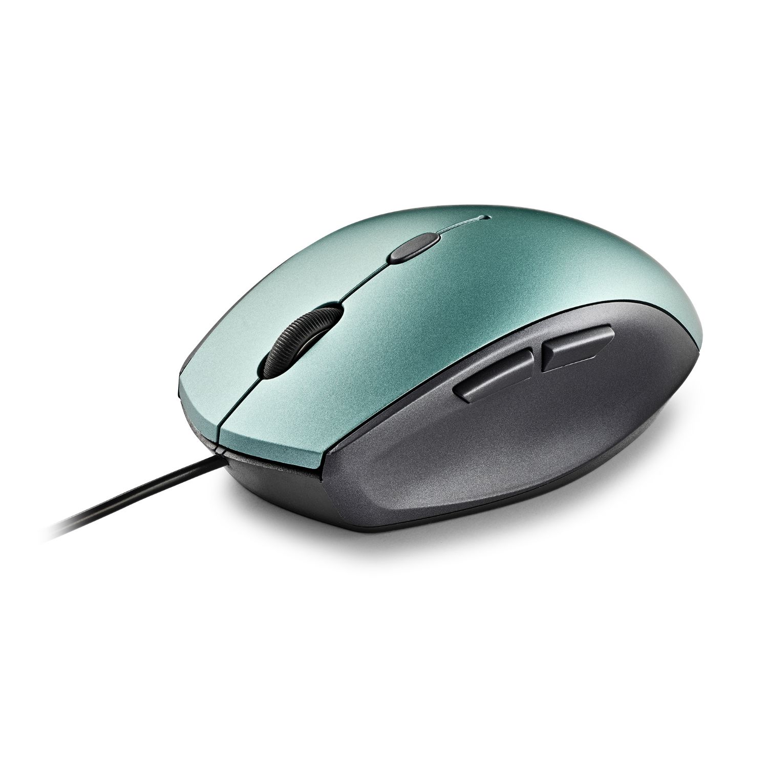 MOTHICE - Ratn NGS Ergonmico ptico Diestro USB-A 1600dpi 5 Botones Verde Hielo (MOTHICE)