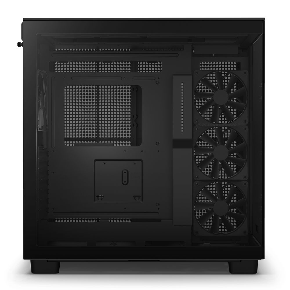 CM-H91FB-01 - Semitorre NZXT H9 Flow Panel Lateral de Cristal Templado RGB Sin/Fuente 2xUSB-A 3.0 1xUSB-C 3.1 ATX mATX Mini-ITX Negra (CM-H91FB-01)