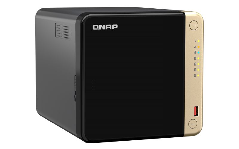 TS-464-8G - NAS QNAP SATA3 M.2 8Gb Sodimm 4 Bah�as USB 2.0 USB-A 3.1 HDMI RJ45 Gigabit Ethernet LAN (TS-464-8G)