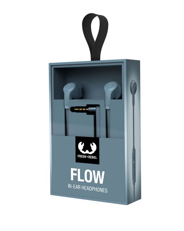 3EP1001DV - Auriculares Fresh N Rebel Flow USB-C Micrfono y Mando Integrados Dive Blue (3EP1001IDV)