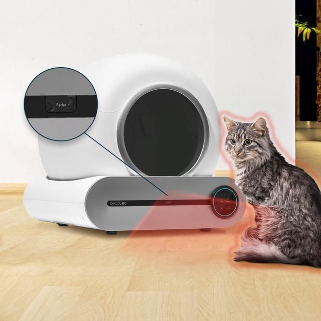 09567 - Arenero con autolimpieza CECOTEC Pumba 8000 CleanKitty Smart, triple sistema de desodorizacin, control por wifi(09567)