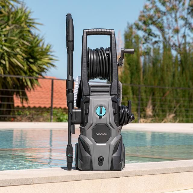 08138 - Hidrolimpiadora CECOTEC HydroBoost 2000 Car&Gard 2000W 450 l/h 150 Bares Radio de Accin 14m Bomba HardPump Negra (08138)