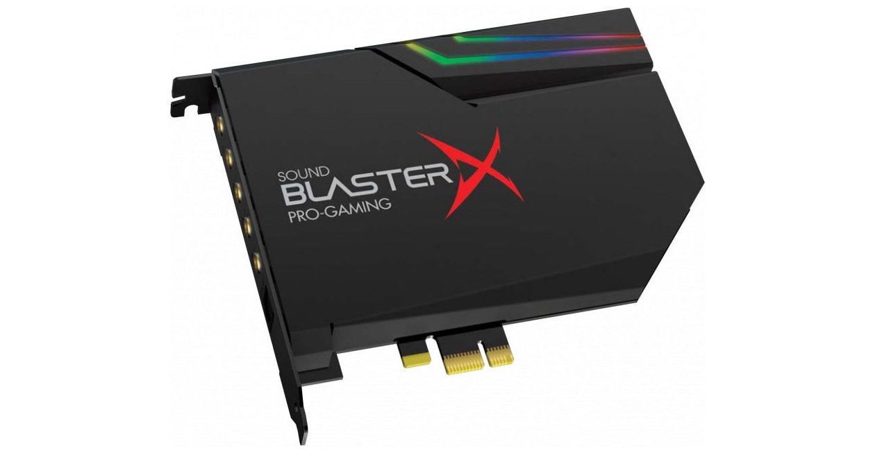 70SB174000003 - Tarjeta de Sonido Creative Blasterx AE-5 Plus RGB Negra (70SB174000003)