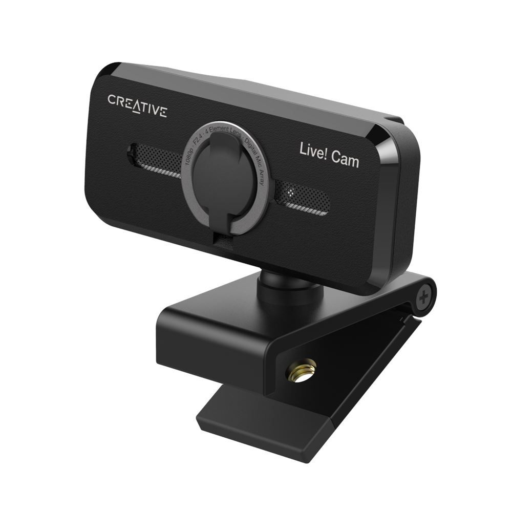 73VF088000000 - WebCam Creative Live Cam 2mp Sensor CMOS Clip/Soporte FHD USB 2.0 Negra (73VF088000000)