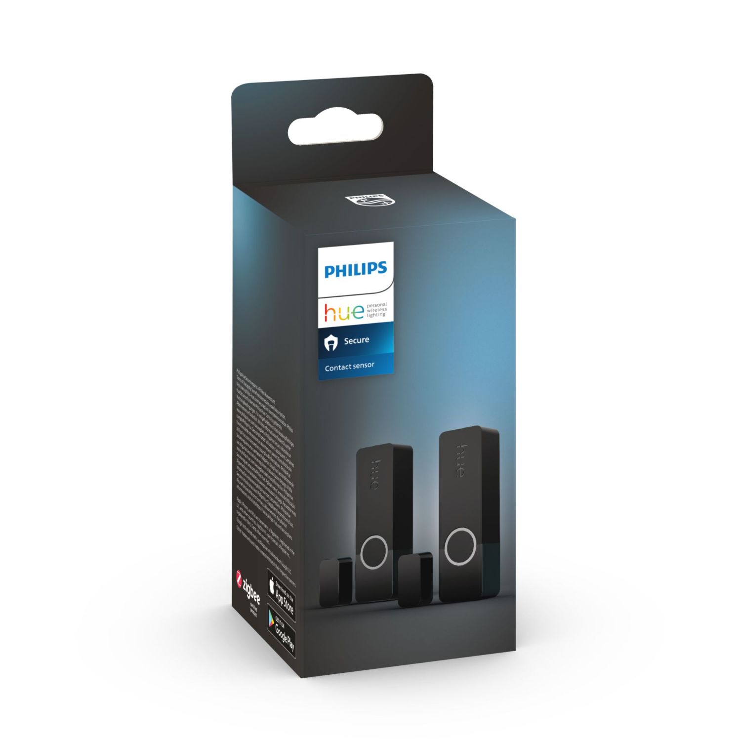 929003563804 - Sensor Philips Ventanas/Puertas Hue IP20 ZigBee Negro Pack 2 (929003563804)