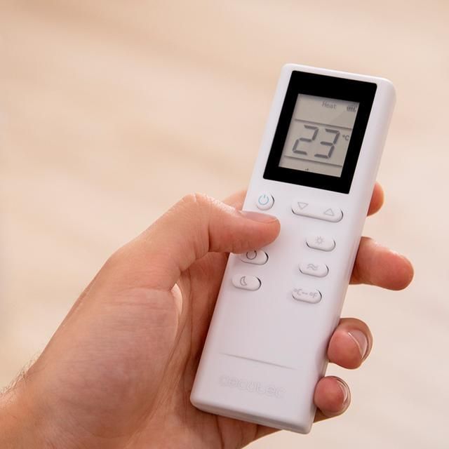 08177 - A.C. Porttil CECOTEC ForceClima 12800 Soundless Heating 12000 BTU Pantalla LED Bomba de Calor WiFi Mando a Distancia Blanco (08177)