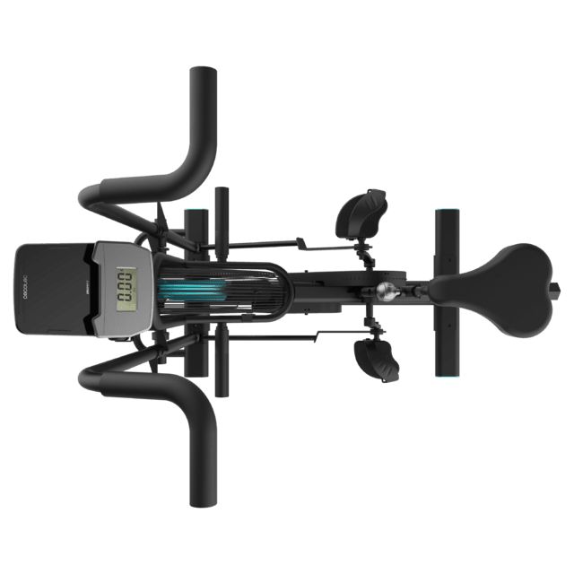 07230 - Bicicleta de resistencia al aire CECOTEC Drumfit CrossFit 3000 Eolo. Ventilador 62 cm de dimetro. Silln ajustable horizontal y verticalmente. Pantalla LCD. Soporte para dispositivos. Calapis. Manillar acolchado. Pedaleo bidireccional. (07230)