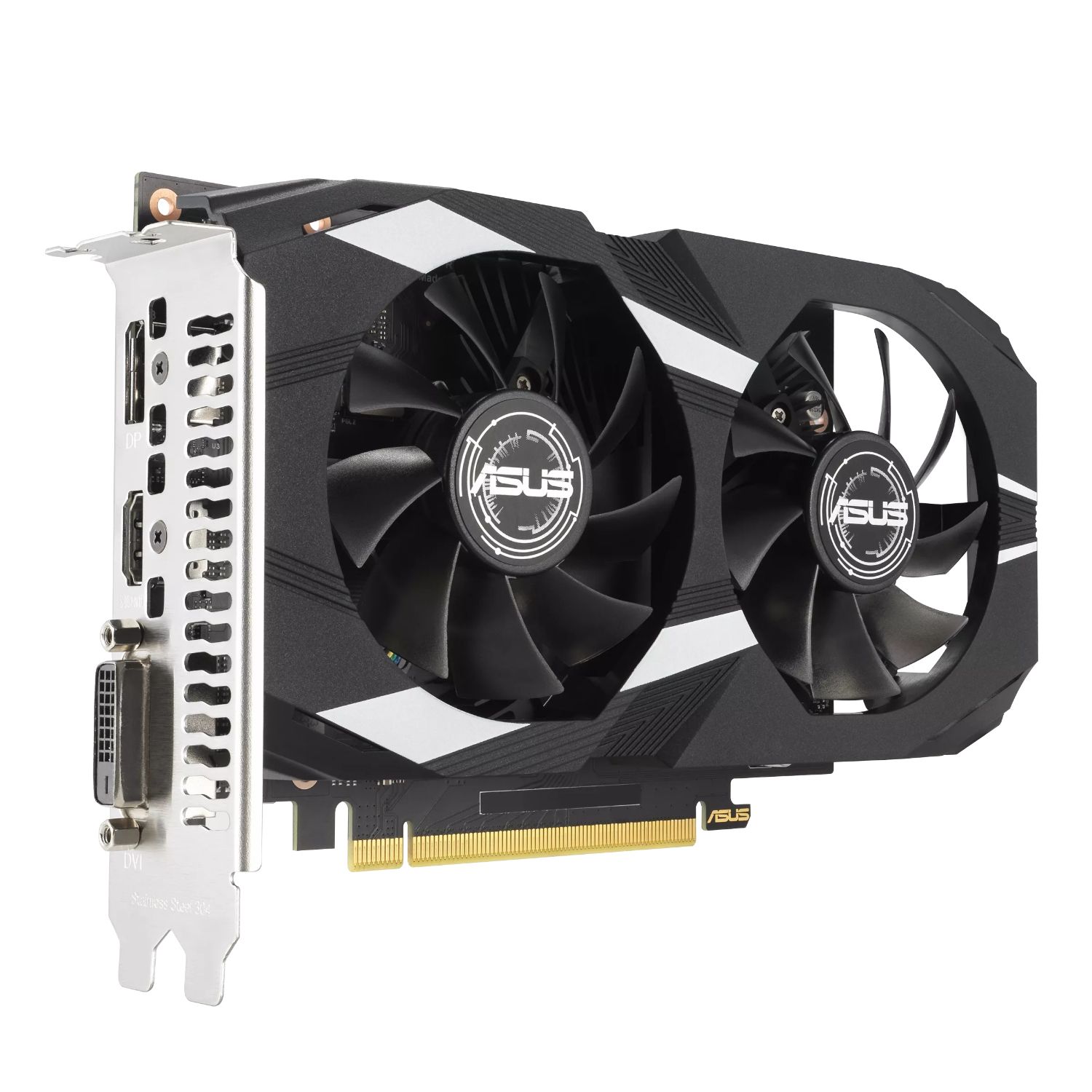 90YV0K60-M0NA00 - Tarjeta Grfica ASUS Nvidia GeForce DUAL-RTX3050-O6G RTX 3050 6Gb GDDR6 1xDP 1.4a 1xDVI-D 1xHDMI 2.1 HDCP 2.3 Nvidia Ansel Nvidia G-Sync OpenGL 4.6 DirectX 12 Ultimate (90YV0K60-M0NA00)