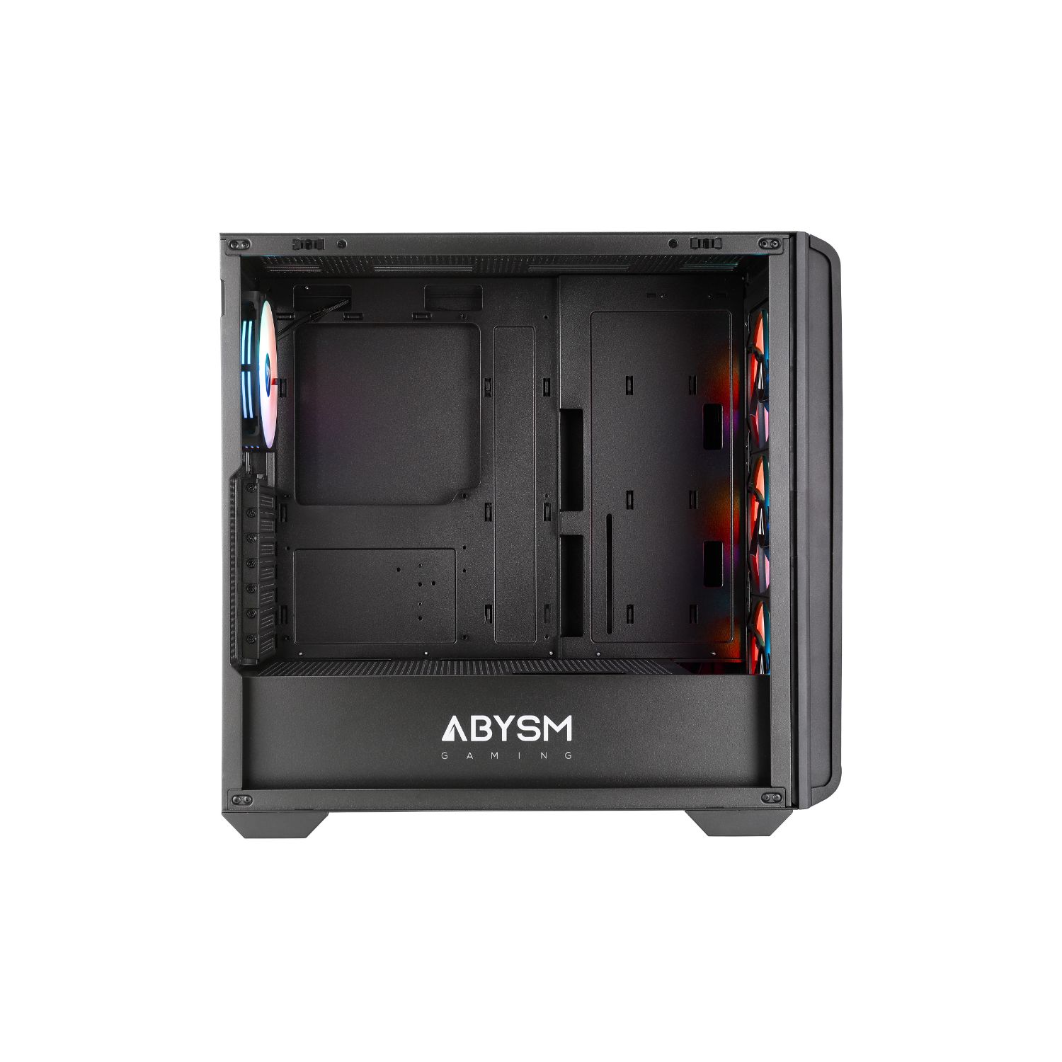 AB123012 - Caja Gaming Abysm Danube Kamp BX300 Ventana Lateral de Cristal Templado ARGB 1xUSB-A 3.0 1xUSB-C 3-1 ATX ITX mATX Negra (AB123012)