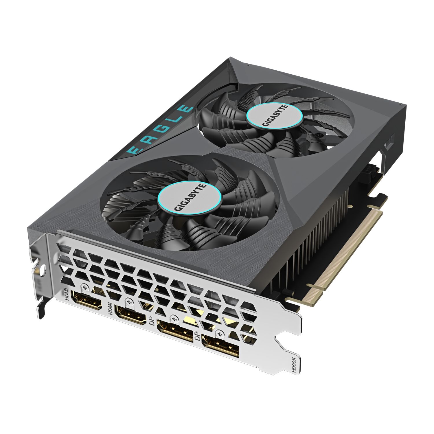GV-N3050EAGLE OC-6GD - GIGABYTE Nvidia GeForce RTX 3050 6Gb GDDR6 WaterForce 2xDP 1.4a 2xHDMI 2.1 PCIe 4.0 OpenGL 4.6 (GV-N3050EAGLE OC-6GD)