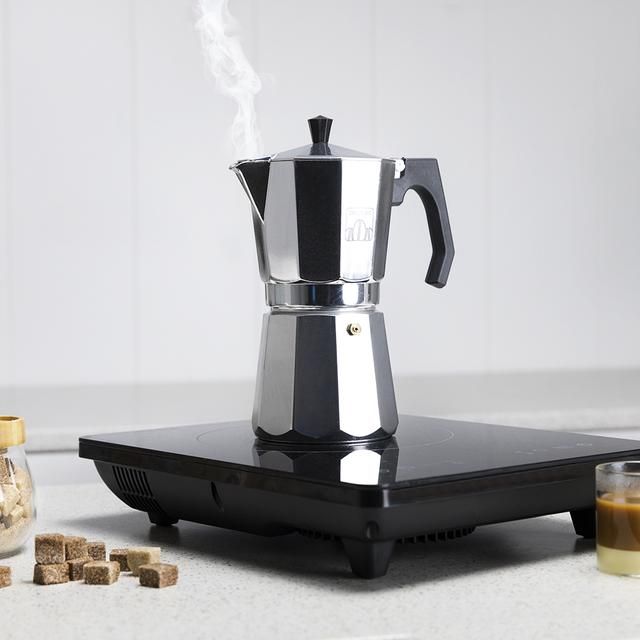 01616 - Cafetera Italiana CECOTEC Mimoka 300 3 Tazas de Caf Aluminio Fundido Plata (01616)