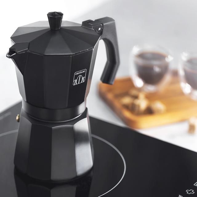 01615 - Cafetera Italiana CECOTEC MokClassic 1200 Black 12 Tazas de Caf Aluminio Fundido (01615)