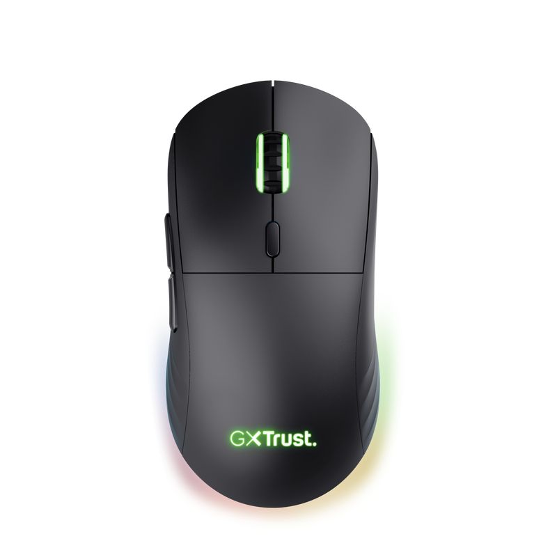 25127 - Ratn Gaming Trust GXT 927 Redex+ Ergonmico Diestro Lser RGB RF Wireless/USB-A 25600dpi 6 Botones Negro (25127)