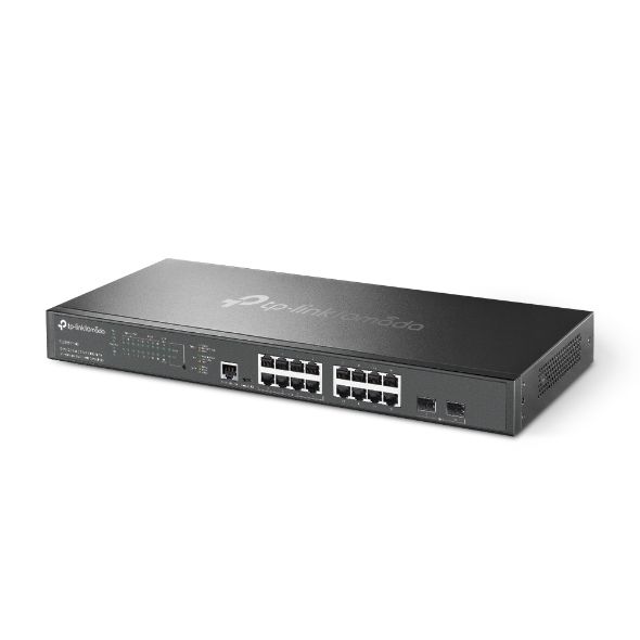 SG3218XP-M2 - Switch TP-Link 16xRJ45 2.5GbE 2xSPF+ 10GbE Gestionado 8xPoE+ 240W Rack 1U Blanco (SG3218XP-M2)