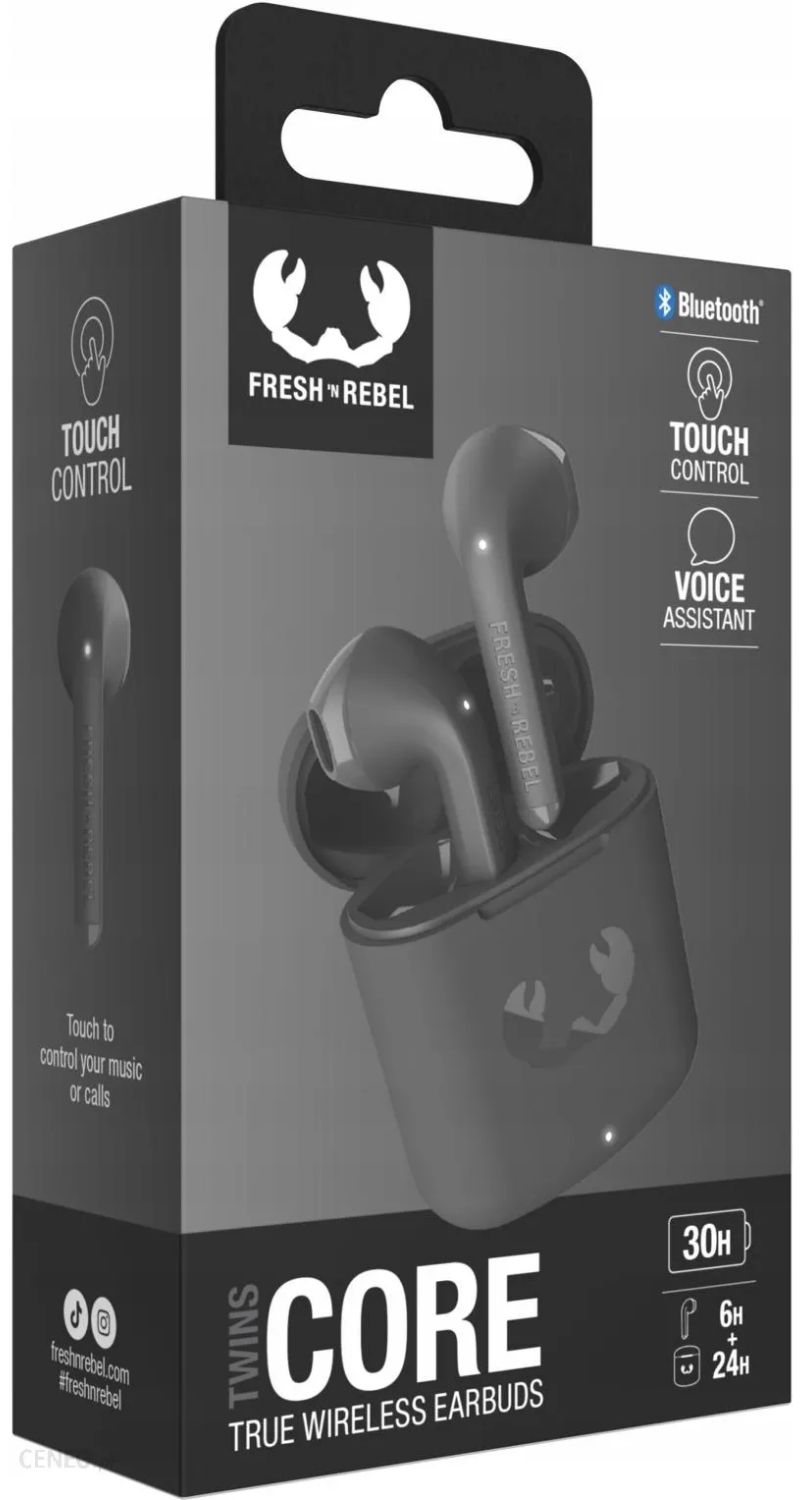 3TW1200SG - Auriculares Fresh N Rebel Twins Core,True Wireless, Storm Grey
