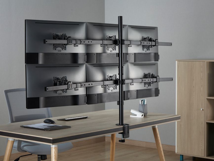 EQ650160 - Soporte Mesa EQUIP 6Pantallas 17