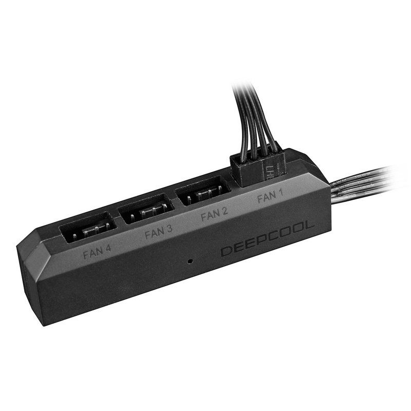 DP-F04PWM-HUB - Hub Ventiladores DeepCool FH-04 4p Negro (DP-F04PWM-HUB)