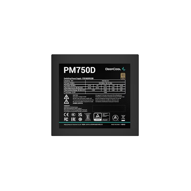 R-PM750D-FA0B-EU - Fuente DeepCool PM750D ATX 750W 80+ Gold (R-PM750D-FA0B-EU)