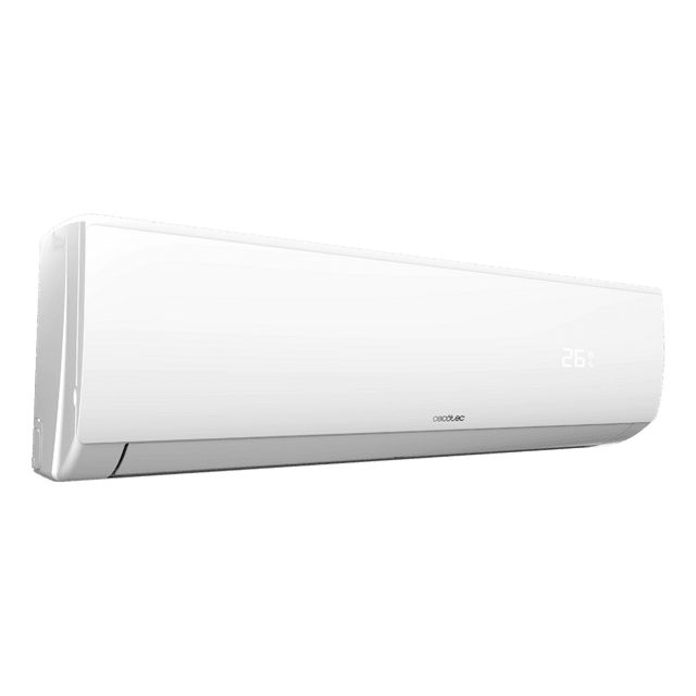 08182 - A.C. Split CECOTEC AirClima 12000 Smartfresh, 3000 frigoras 12000 BTU con bomba de calor, mando a distancia y pantalla LED. Sistema Inverter. 5 modos y 8 velocidades. Deshumidificacin diaria de 28,8 L/ da y rea de cobertura de 22 m2. (08182)