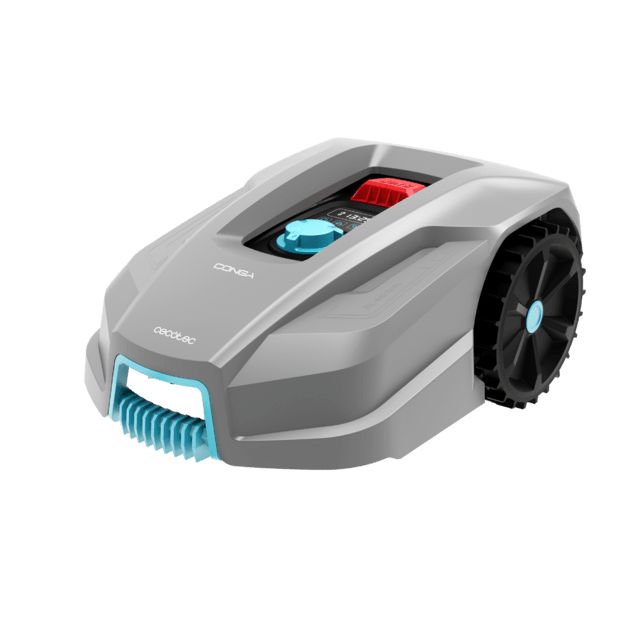 04479 - Cortacsped CECOTEC Conga GrassHopper 800 Connected, Motor Digital Brushless. Para superficies de hasta 800 m2. Pendiente mxima de 35%. Regulador de las hojas de corte. Sensor detector de lluvia. Control APP. (04479)