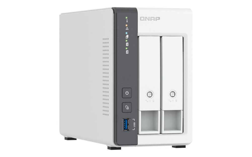 TS-216G - NAS QNAP ARM Cortex-A55 HDD/SSD SATA 2 Bah�as 4Gb 2xUSB 2.0 1xUSB-A 3.0 2xRJ45 GbE 2.5GbE 65W Blanco (TS-216G)