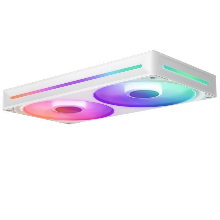 RF-U24HF-W1 - Ventilador CPU NZXT 2x120mm RGB Blanco (RF-U24HF-W1)