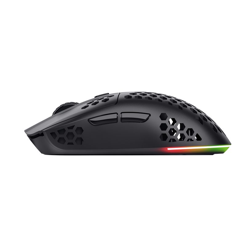 25307 - Ratn Gaming Trust GTX 929 Helox Diestro ptico RGB Wireless RF 4800dpi 6 Botones Negro (25307)