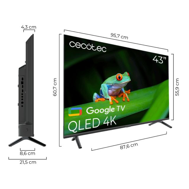00982 - Televisor CECOTEC VQU40043S 43