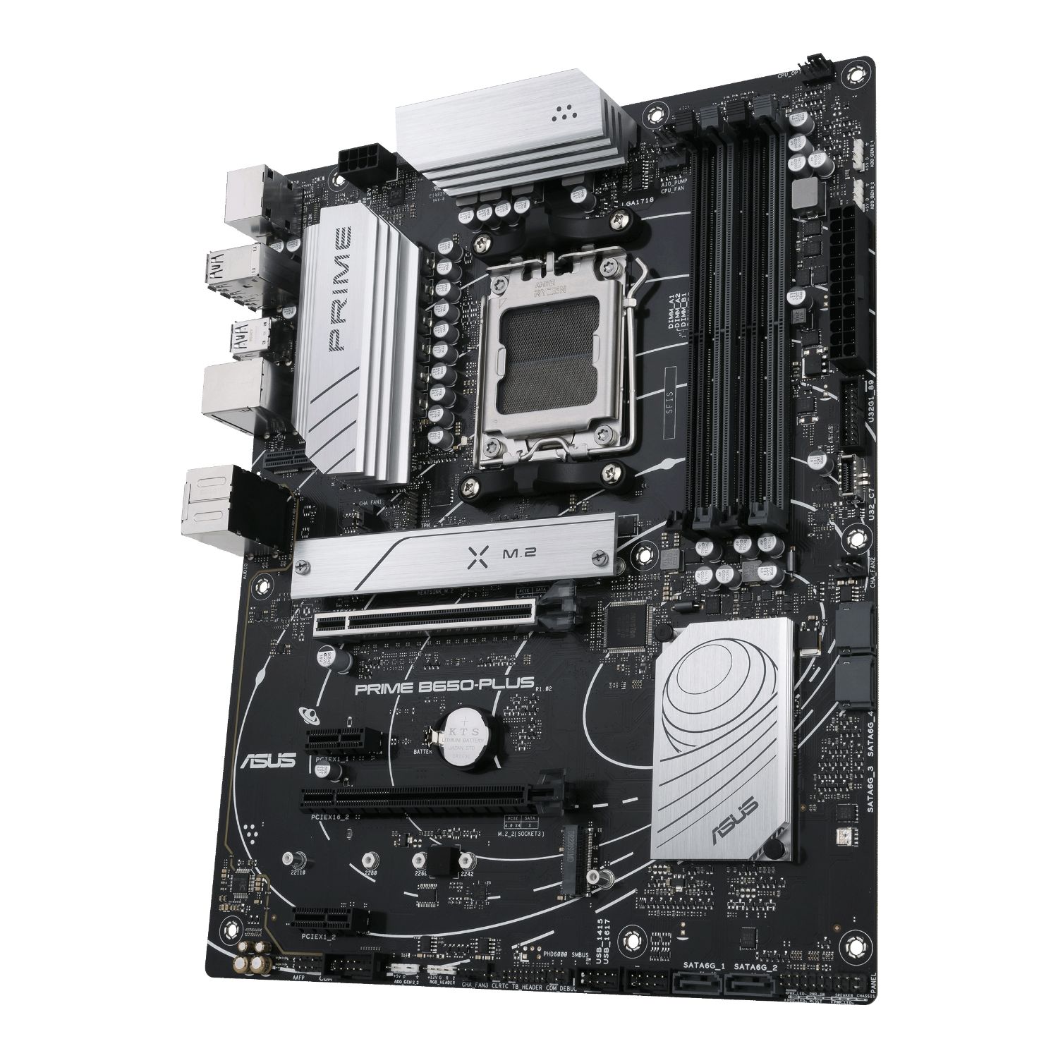 90MB1BS0-M0EAY0 - ASUS PRIME B650-PLUS: (AM5) 4DDR5 SATA3 PCIe M.2 USB 2.0 USB-A 3.0/3-1 USB-C 3.1 HDMI DP RJ45 ATX 7.1 Gigabit Ethernet 2.5