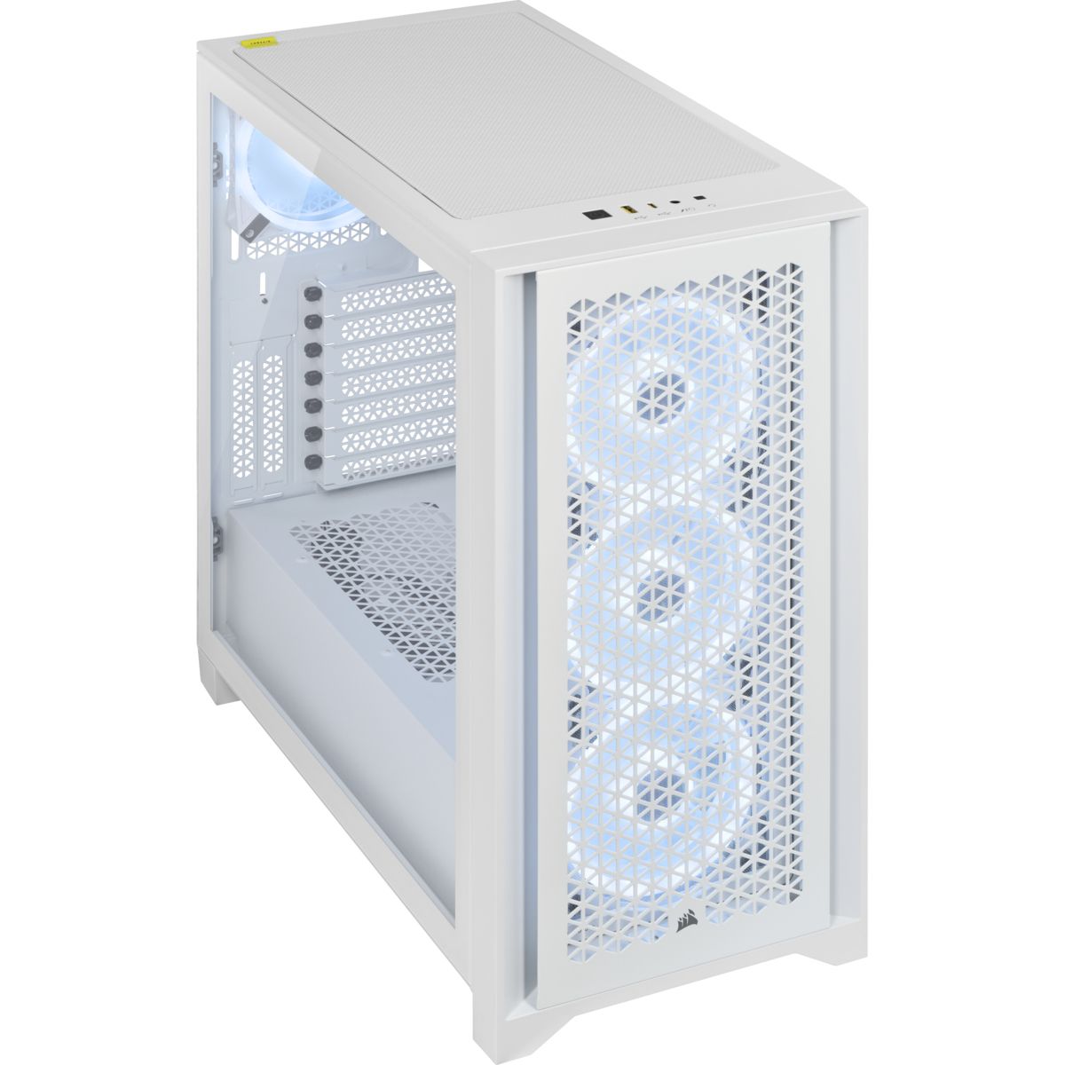 CC-9011241-WW - Caja Corsair iCUE 4000D RGB Airflow Panel de Cristal Templado 1xUSB-A 3.0 1xUSB-C 3.1 ATX Blanca (CC-9011241-WW)