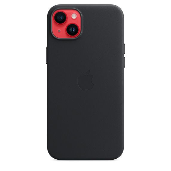 MPP93ZM/A - Funda de Piel Apple con MagSafe para iPhone 14 Plus Negro Medianoche (MPP93ZM/A)