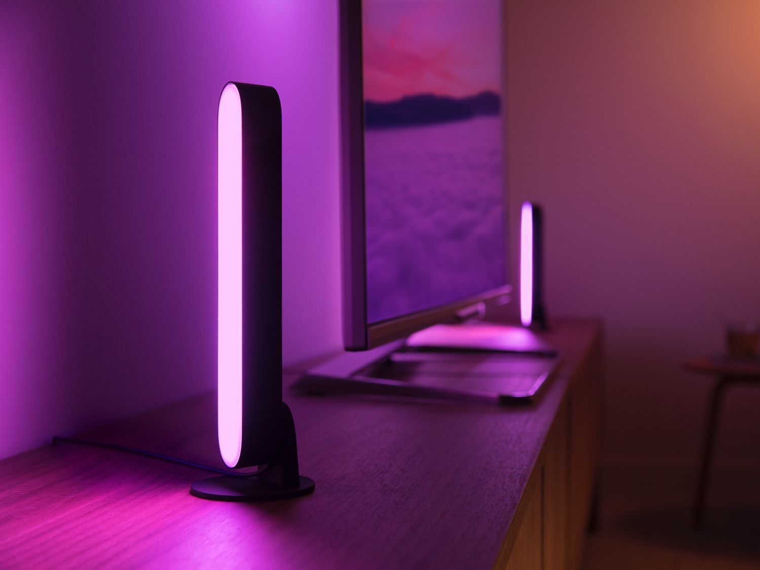 915005733901 - Panel Inteligente PHILIPS Hue Play LED Blanco Fro/Clido 500L 6.6W IP20 Zigbee 2 Unidades Negro (915005733901)