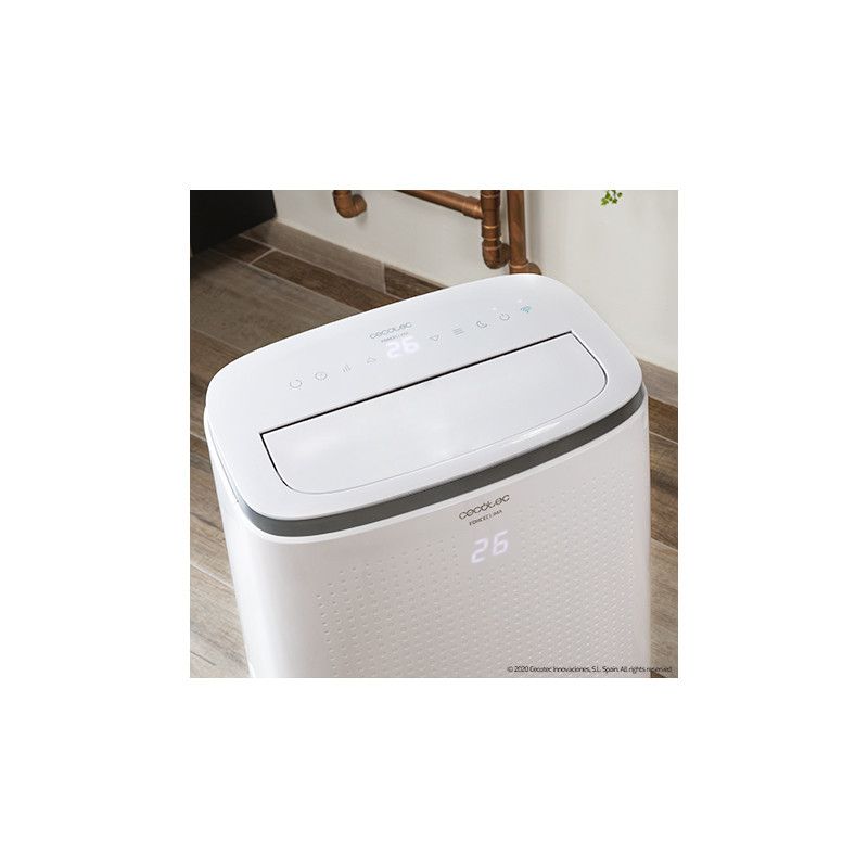 05266 - A.C. CECOTEC Force Clima 12750 Cold&Warm Connected. 12000 BTU, Bomba de Calor, Control por WiFi, Mando a Distancia, 3 velocidades, 5 Modos, Pantalla LED, 1340 W (05266)