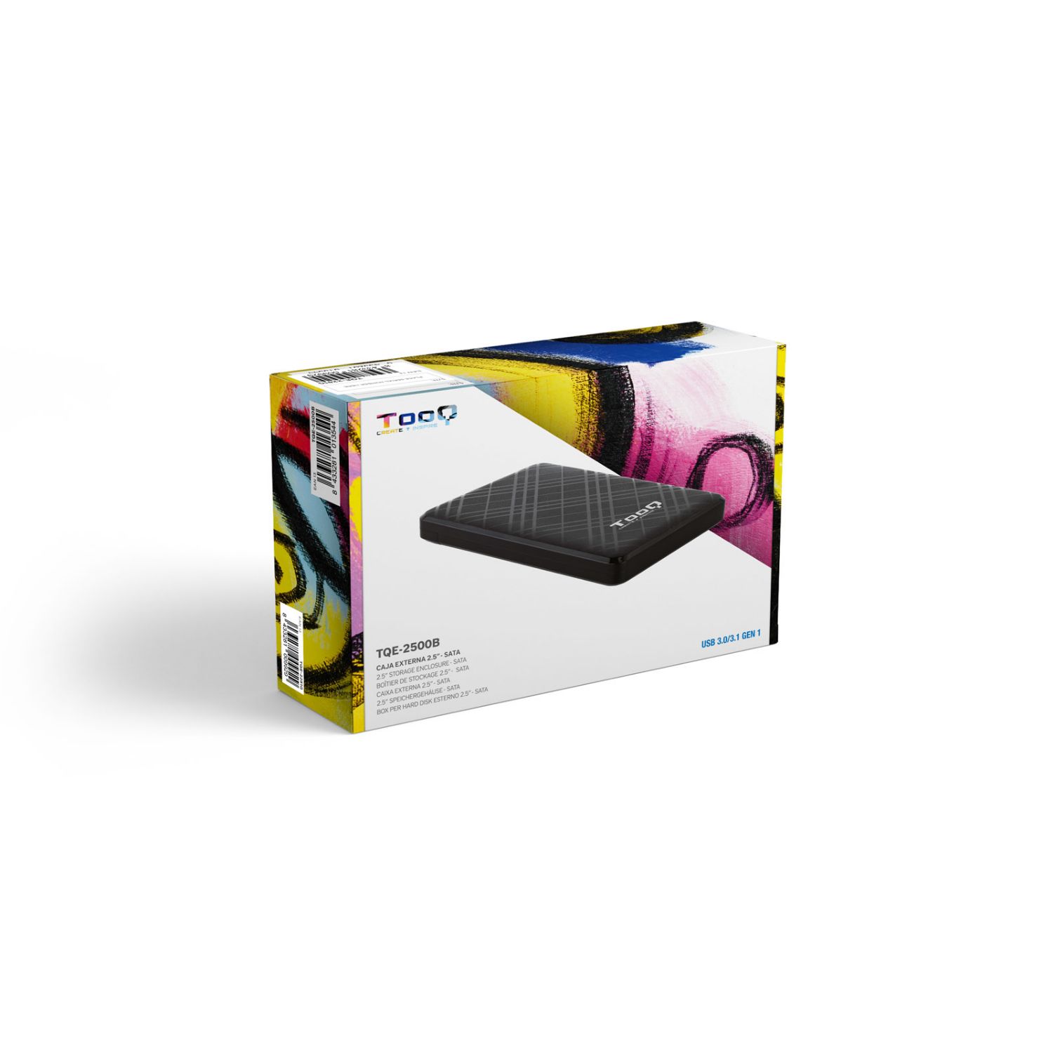 TQE-2500B - Caja TooQ SSD/HDD 2.5