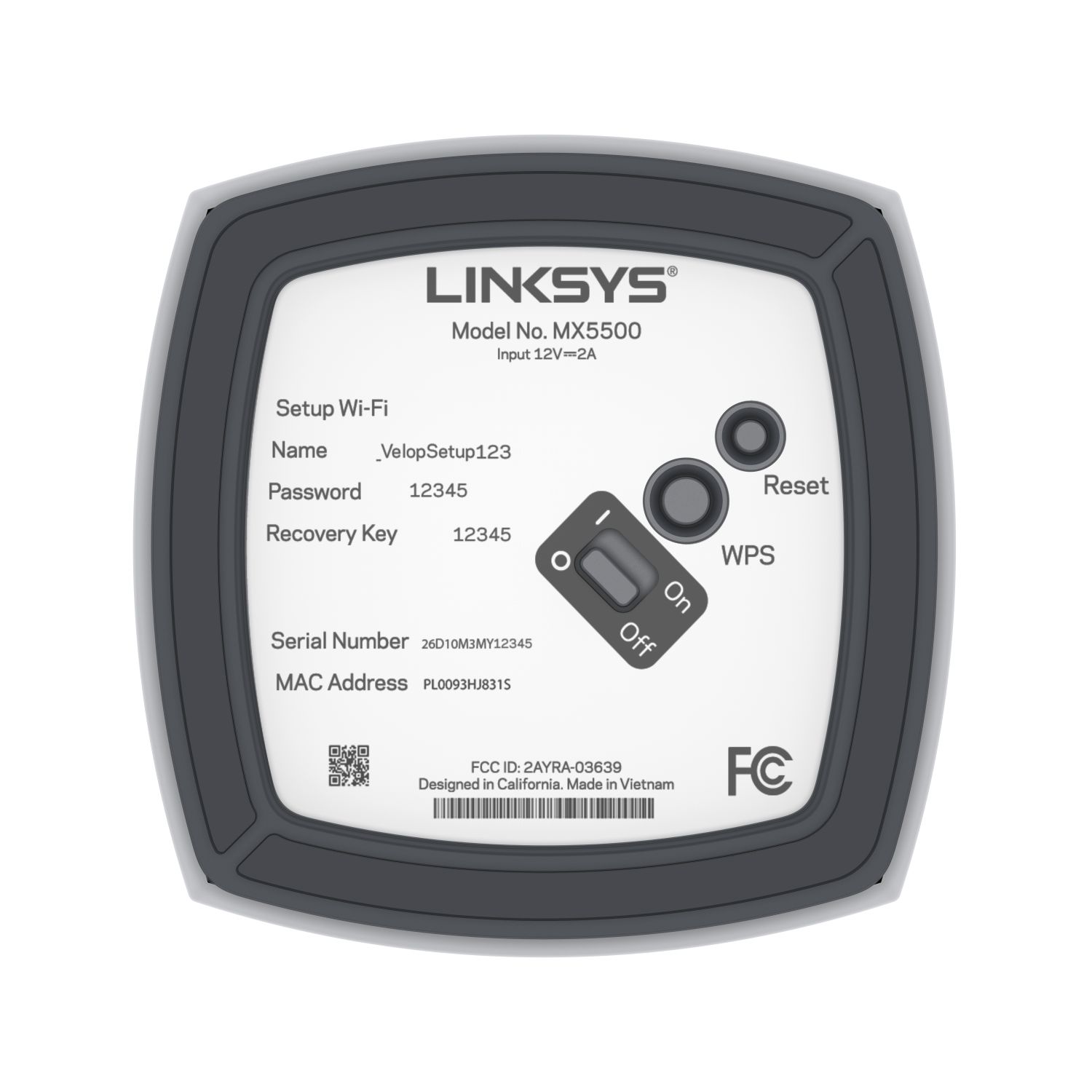 MX5501-KE - Mesh Linksys Atlas Pro 6 WiFi 6 DualBand 3xRJ45 Ethernet LAN/WAN 5 Antenas internas Blanco (MX5501-KE)