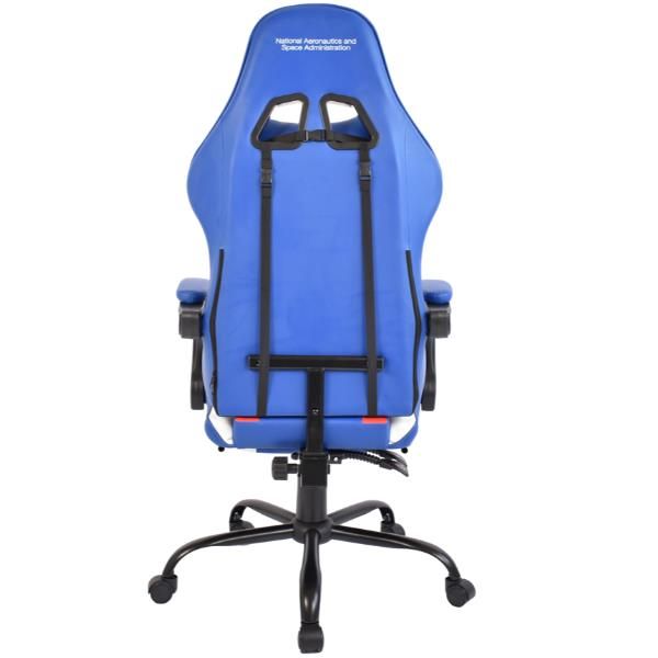 DI013-WBR - Silla Gaming NASA Discovery Altura/Reposabrazos regulables Cojin Cervical/Lumbar Blanca/Roja/Azul (DI013-WBR)