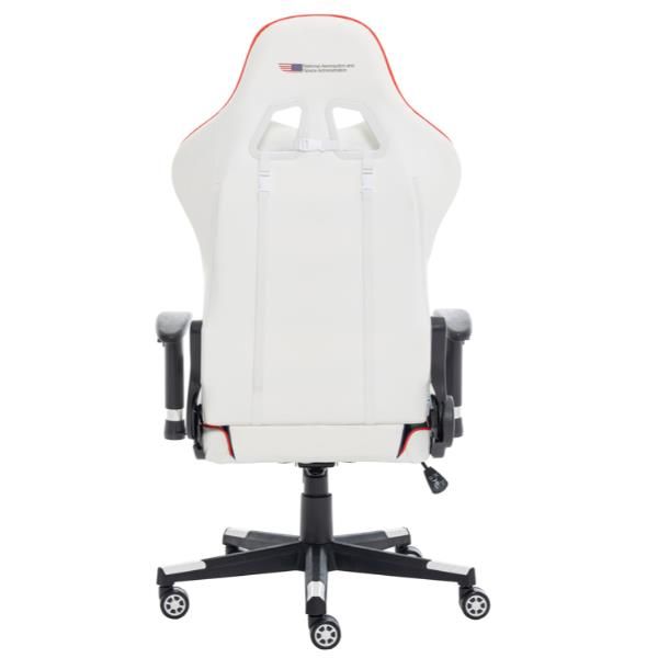SU017-BWR - Silla Gaming NASA Supernova Altura/Reposabrazos ajustables Cojn Cervical/Lumbar Blanca/Azul (SU017-BWR)
