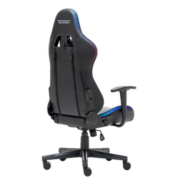PI047 - Silla Gaming NASA Pioneer RGB Altura/Reposablazos regulables Cojin Cervical/Lumbar Negra (PI047)