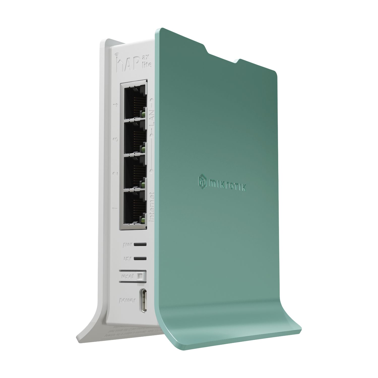 L41G-2axD - Router MIKROTIK hAP ax lite con CPU 1Ghz, 256Mb de RAM, 128Mb de almacenamiento (L41G-2axD)
