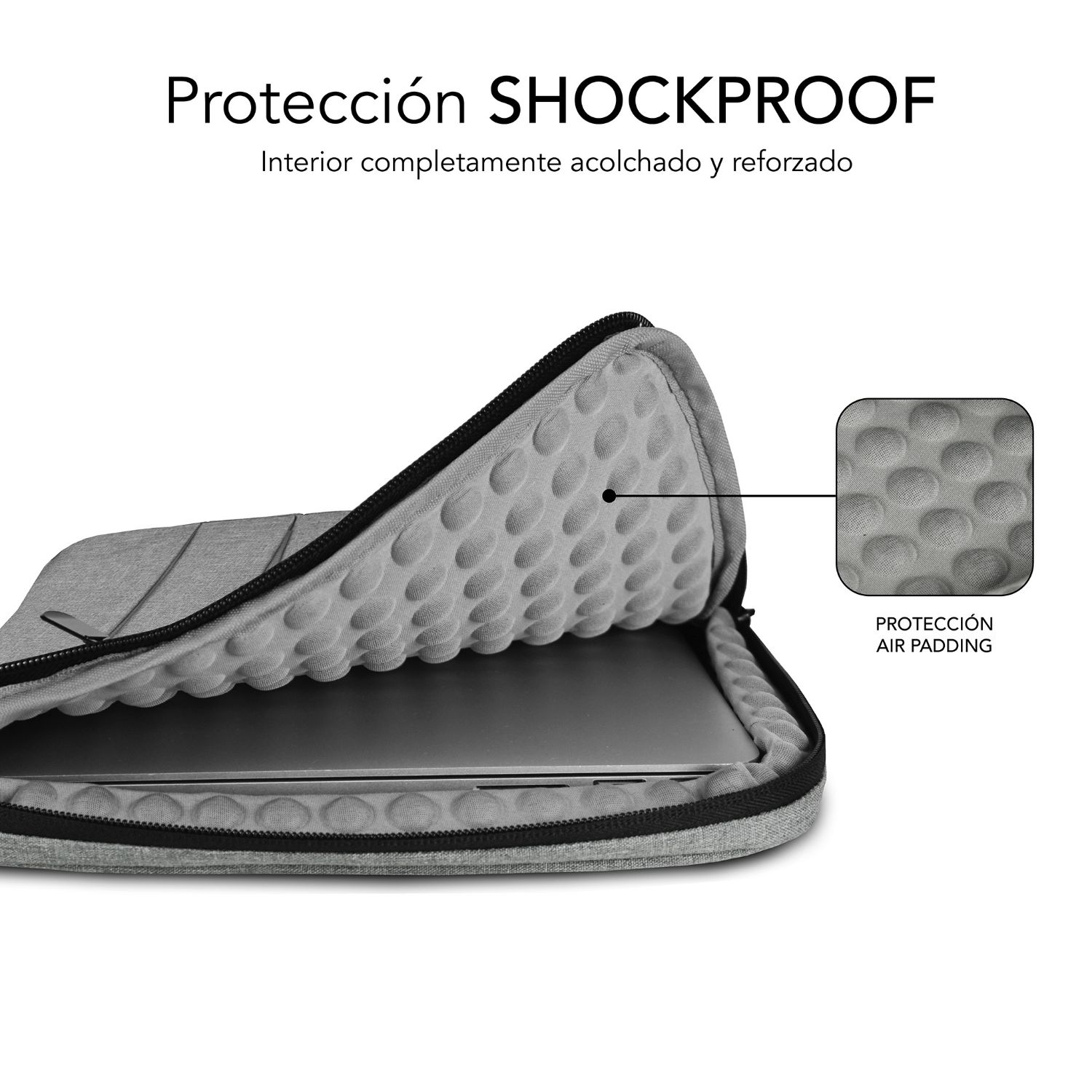 SUBLS-AP36051 - Funda SUBBLIM Air Padding 360 Sleeve 15.6