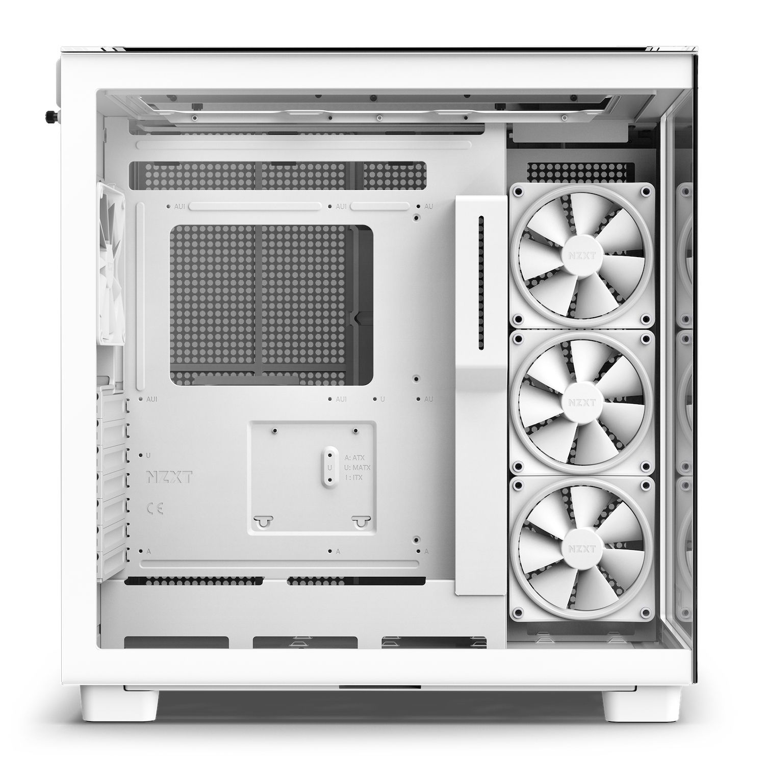 CM-H91EW-01 - Caja NZXT H9 Elite Ventana Lateral de Cristal Templado 2xUSB-A 3.0 1xUSB-C 3.1 ATX mATX Mini-ITX Blanca (CM-H91EW-01)