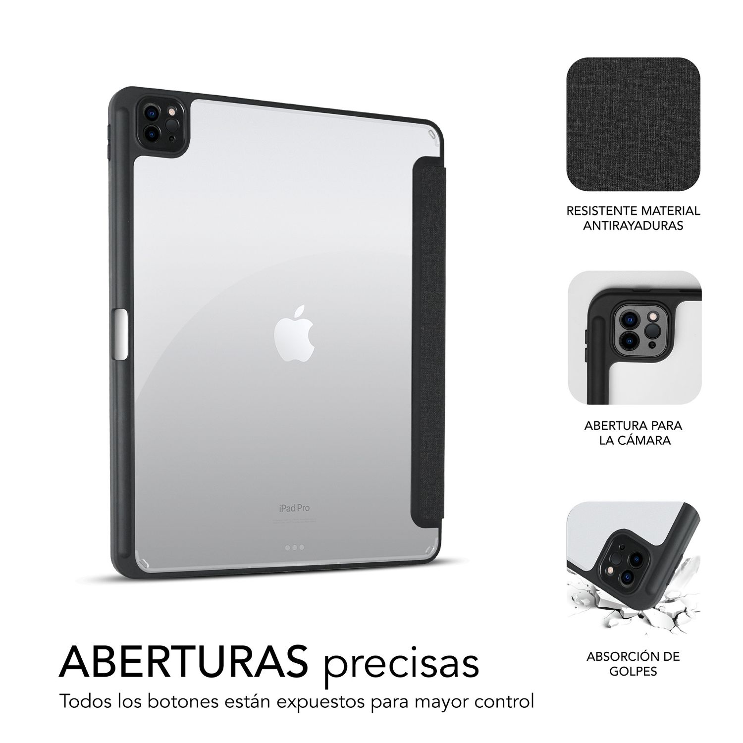 SUBCST-5SC400 - Funda SUBBLIM Clear Shock iPad Pro 11