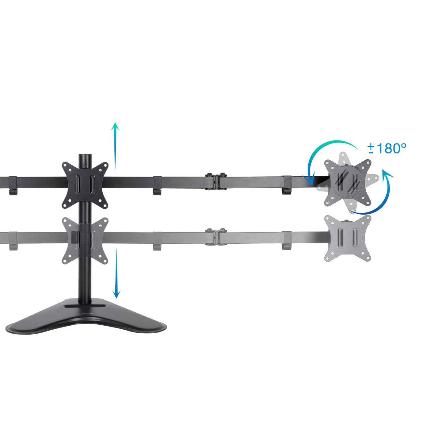 DB1704TN-B - Soporte TooQ Inclina/Gira/Rota 17
