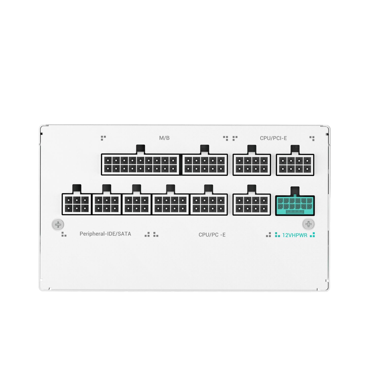 R-PXA00G-FC0W-EU - Fuente DeepCool PX1000G ATX 1000W PFC 135mm 20+4 pin ATX Molex SATA PCIe 80 Plus Gold Blanca (R-PXA00G-FC0W-EU)